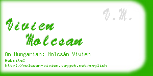 vivien molcsan business card